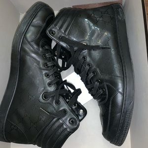 Gucci GG Imprime High Top Sneakers !